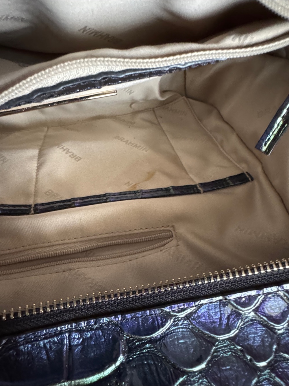 Brahmin Priscilla satchel Ultraviolet Venusian - Picture 10 of 10